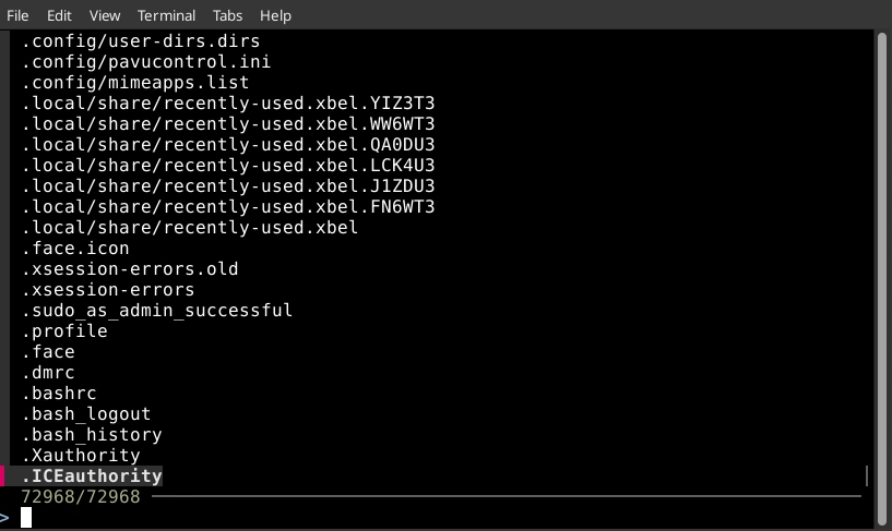fuzzy-finder-search