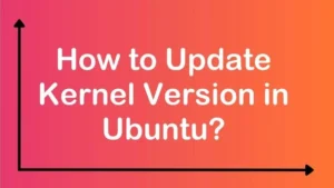 update kernel version in ubuntu